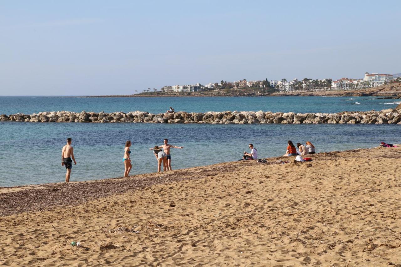 Apartment In Kato Pafos & 10 Min To Venus Beach Ngoại thất bức ảnh